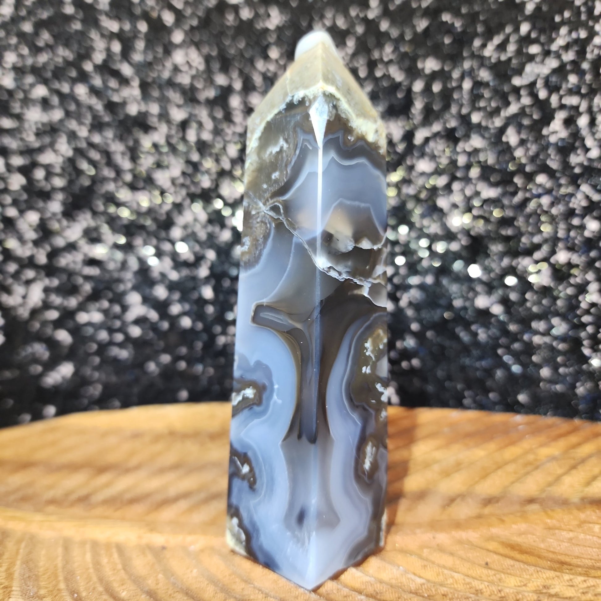 Volcanic Agate Tower - MagicBox Crystals