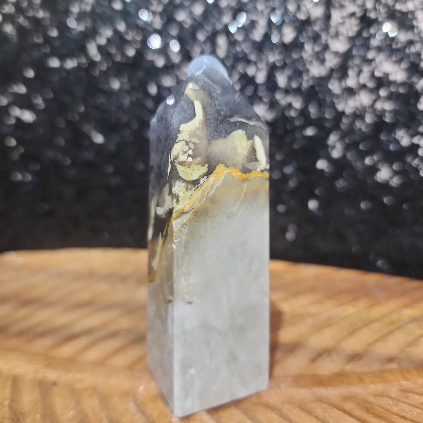 Volcanic Agate Tower - MagicBox Crystals