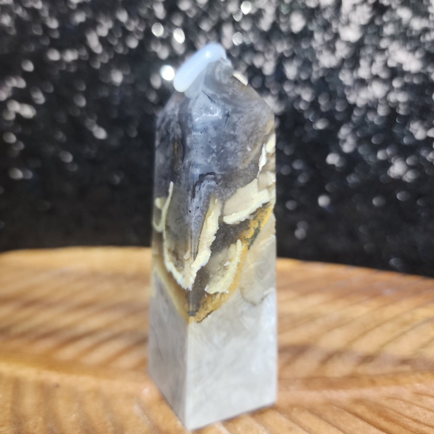 Volcanic Agate Tower - MagicBox Crystals