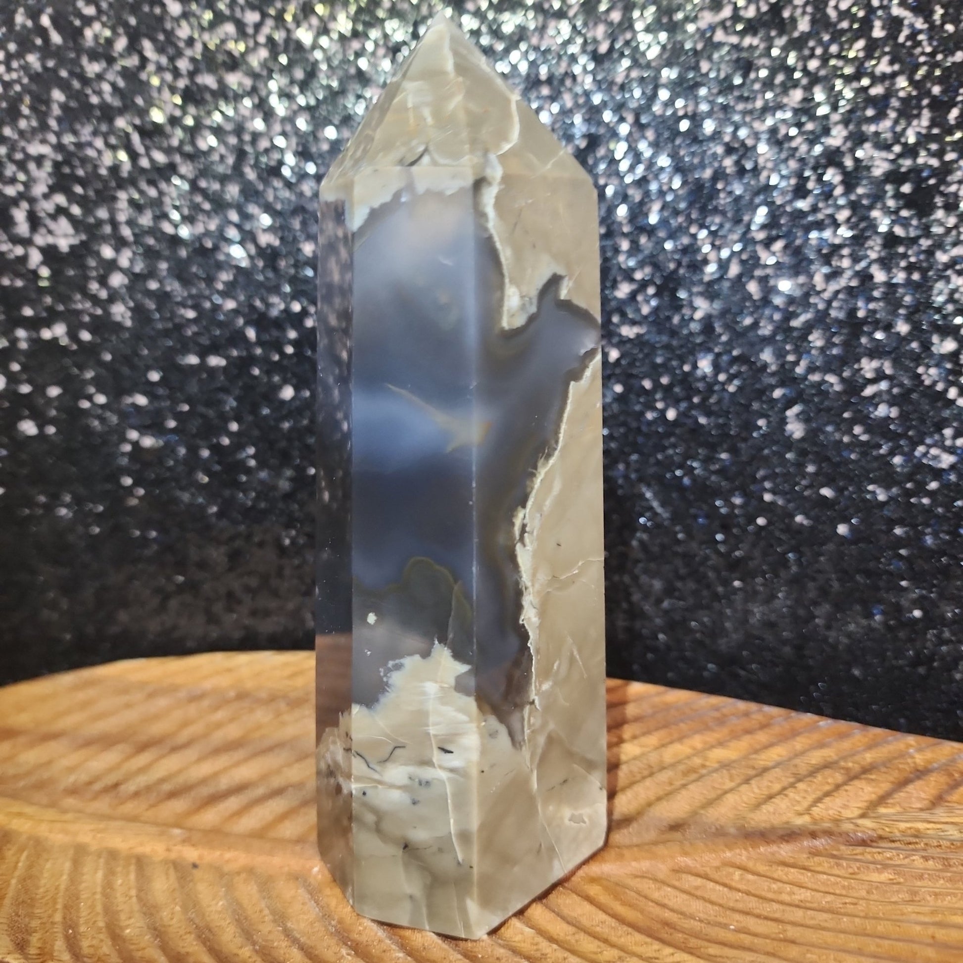 Volcanic Agate Tower - MagicBox Crystals