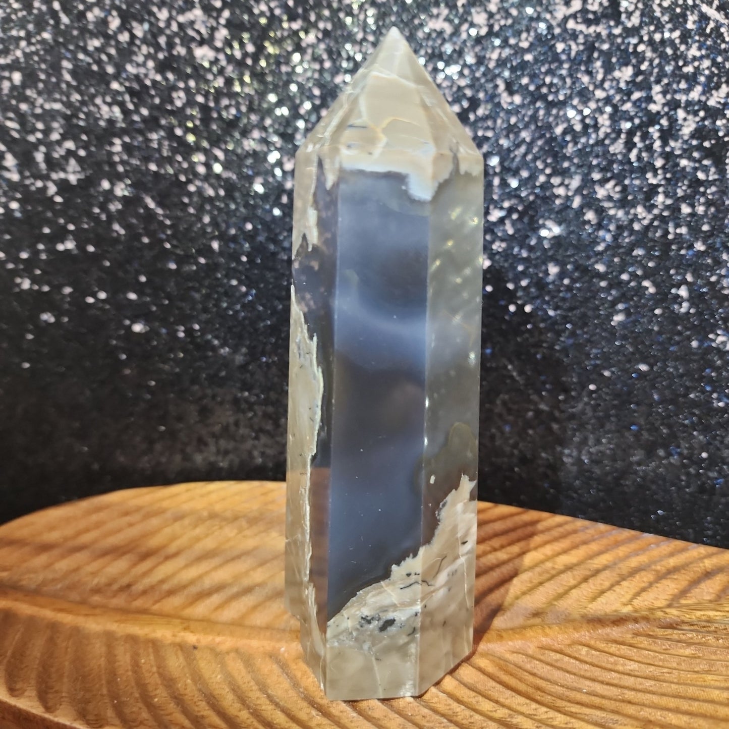 Volcanic Agate Tower - MagicBox Crystals