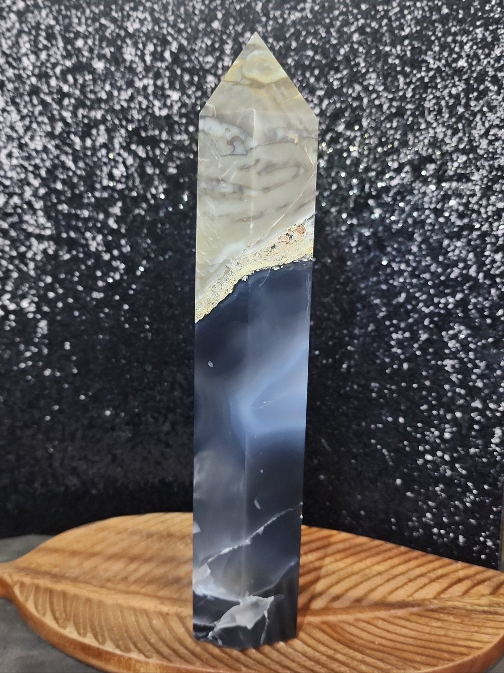 Volcanic Agate Tower - MagicBox Crystals