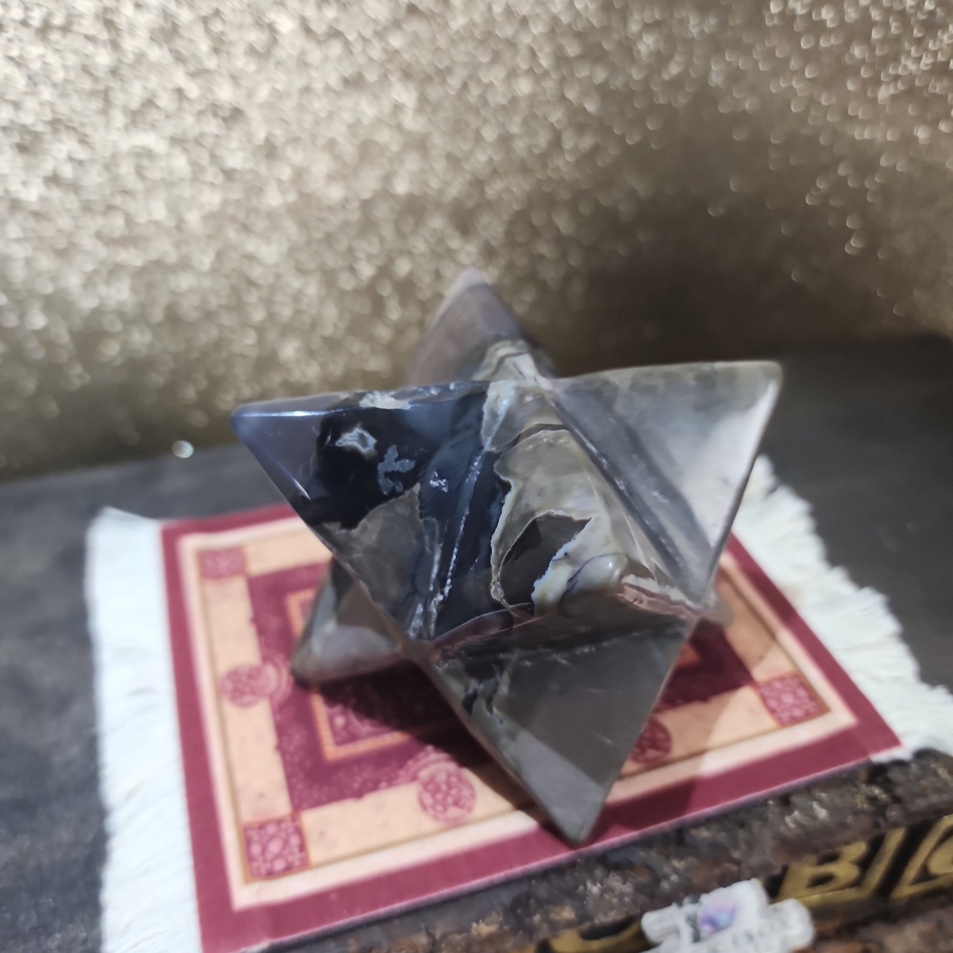 Volcano Agate Merkaba - MagicBox Crystals