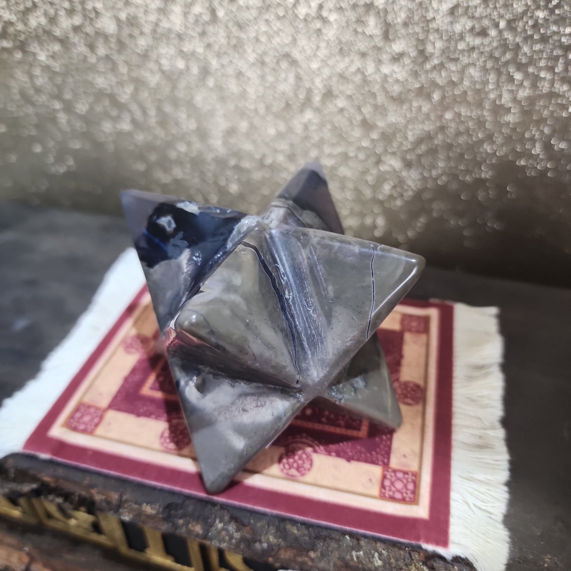 Volcano Agate Merkaba - MagicBox Crystals