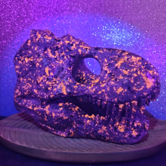 3.41lb Yooperlite T-Rex Skull