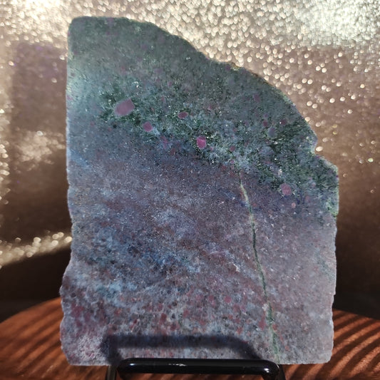 Ruby in Kyanite Slab