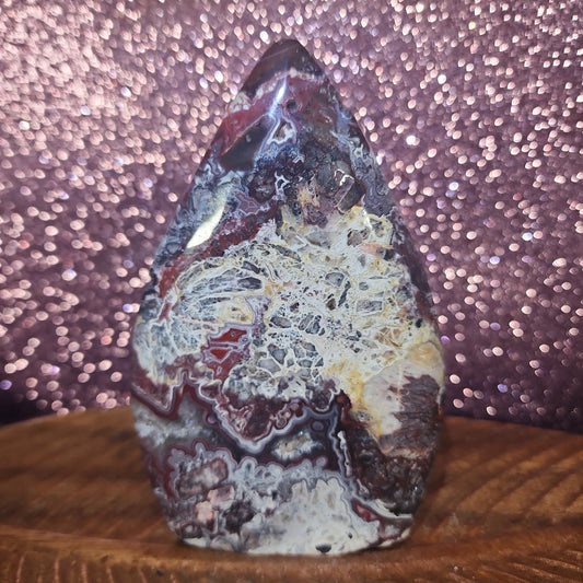 Mexican Lace Agate Tower