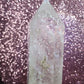 8.5in 2.97lbs - Clear Quartz Tower