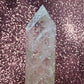 8.5in 2.97lbs - Clear Quartz Tower