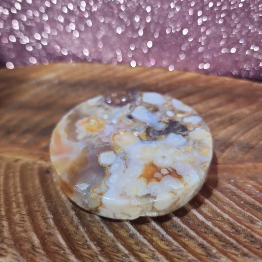 Flower Agate Charging Plate