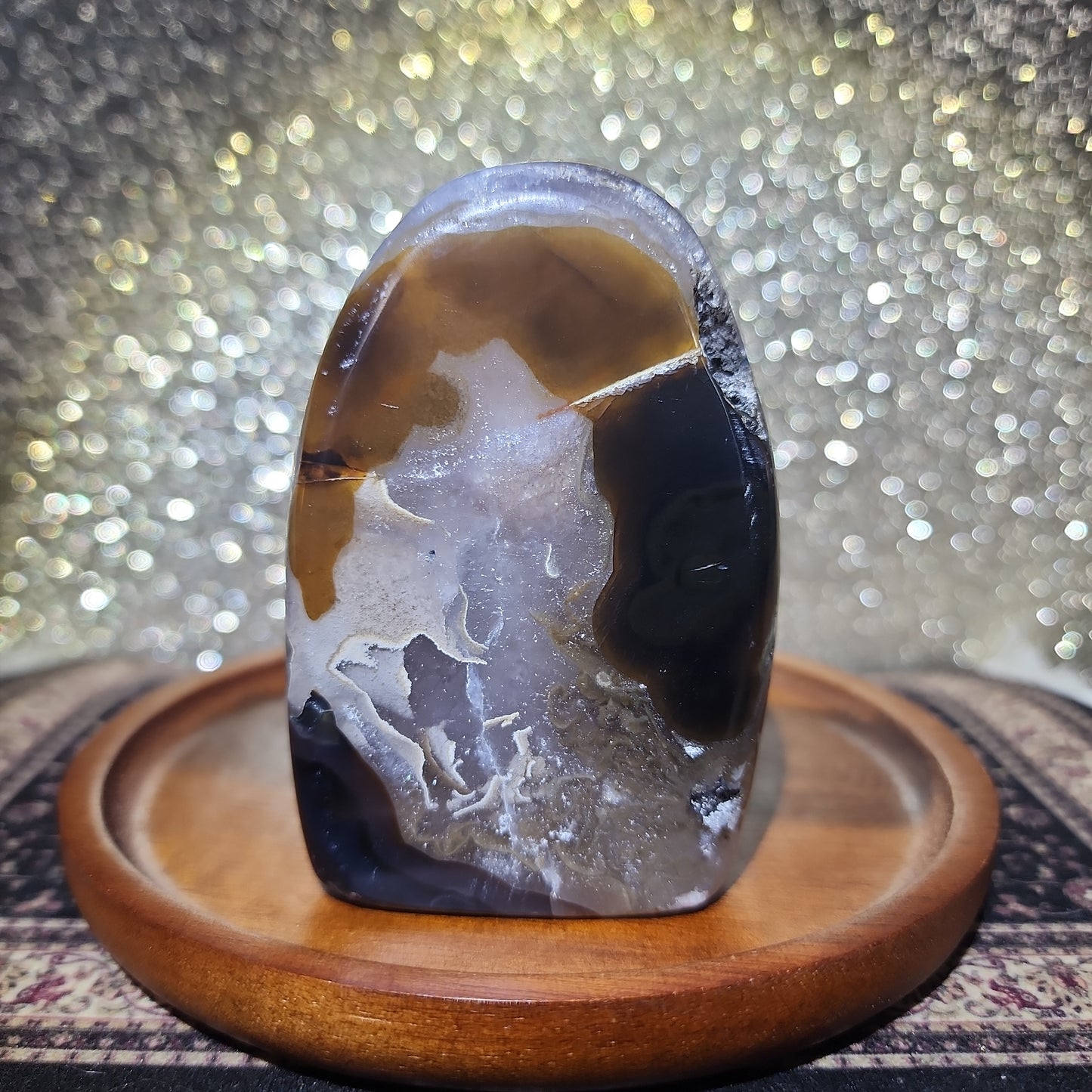 Druzy Rounded Agate Tower