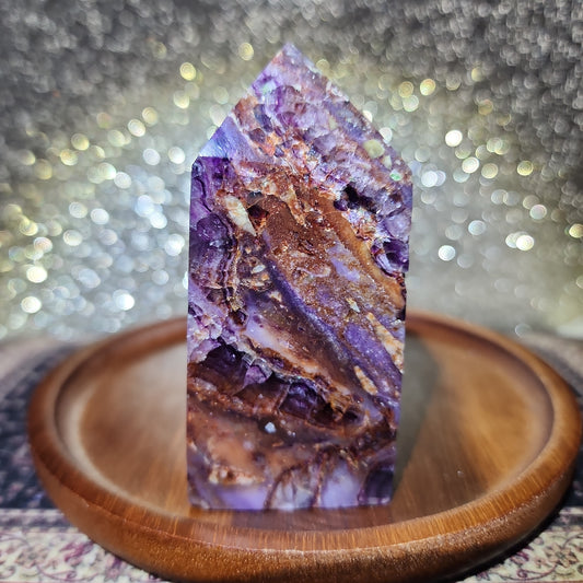 Amethyst Fluorite Tower