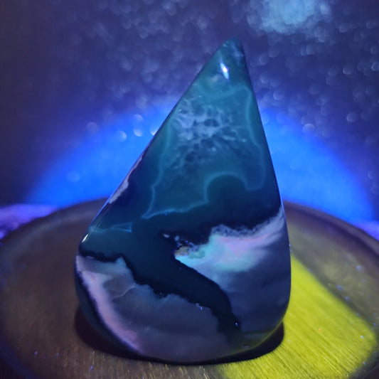 Volcanic Agate Teardrop