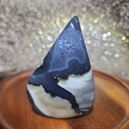 Volcanic Agate Teardrop