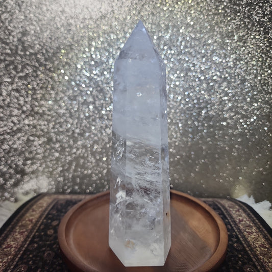 6in - Clear Quartz Tower