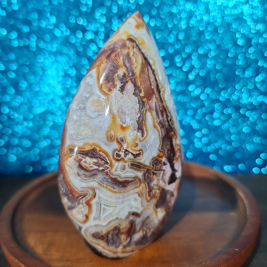 Mexican Lace Agate Tower