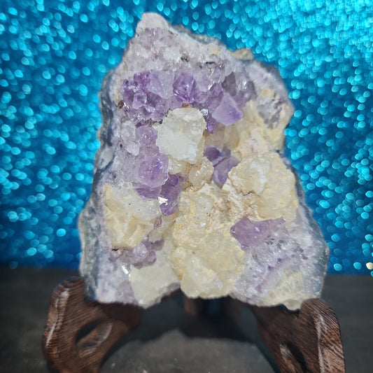 Amethyst Cluster w/ Calcite