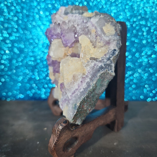 Amethyst Cluster w/ Calcite