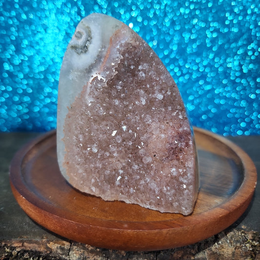 Agate Freeform with Feruginous Quartz