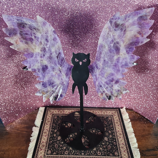 Dream Amethyst Owl Wings
