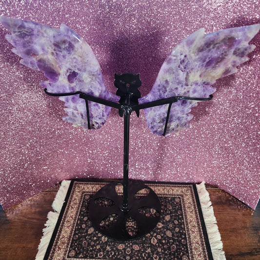 Dream Amethyst Owl Wings