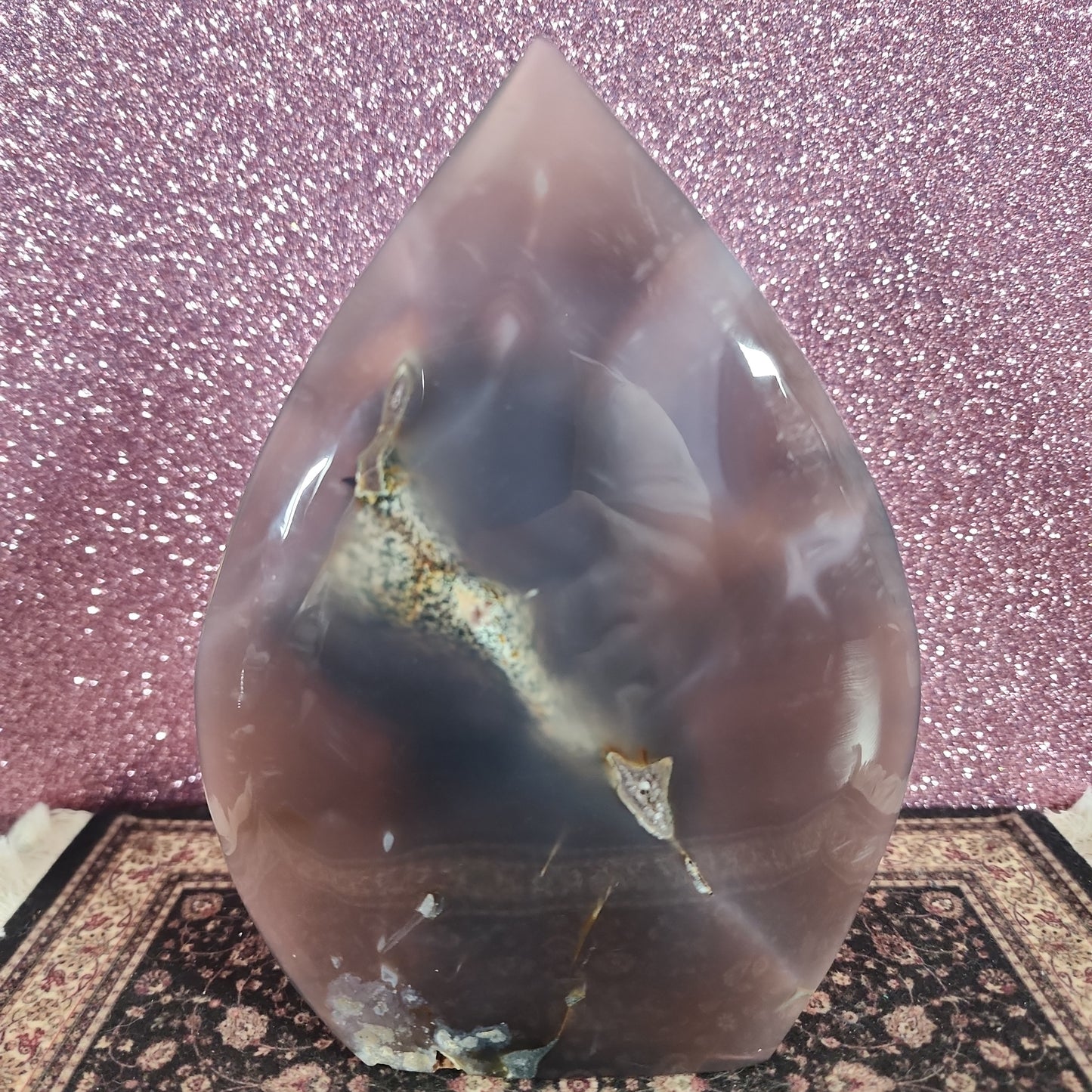 Agate Amethyst Spade