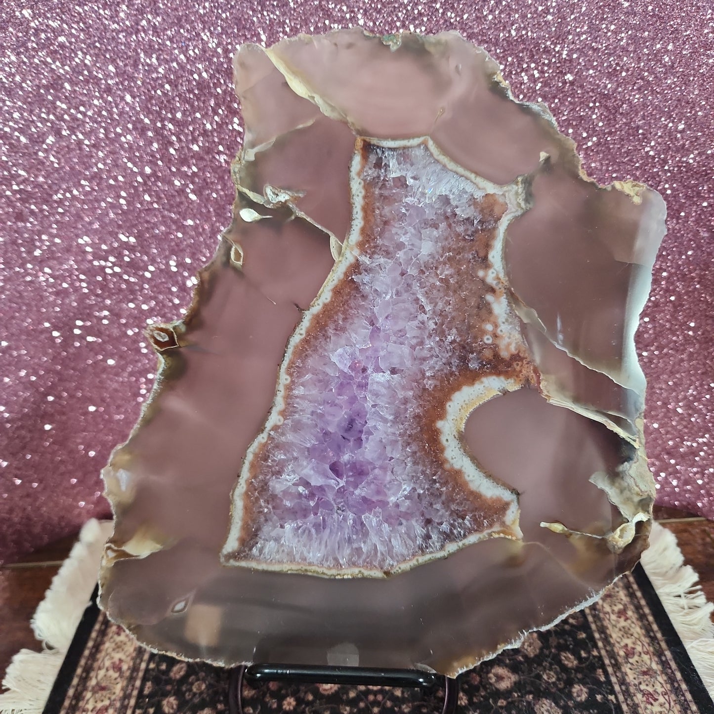 Amethyst Agate Slab