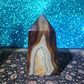 Agate Tower w/ Calcite