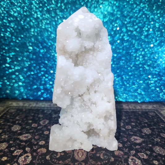 Druzy Geode Tower