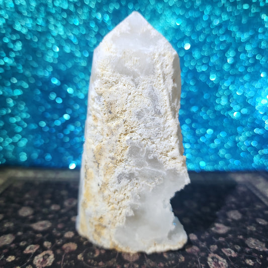 Druzy Geode Tower