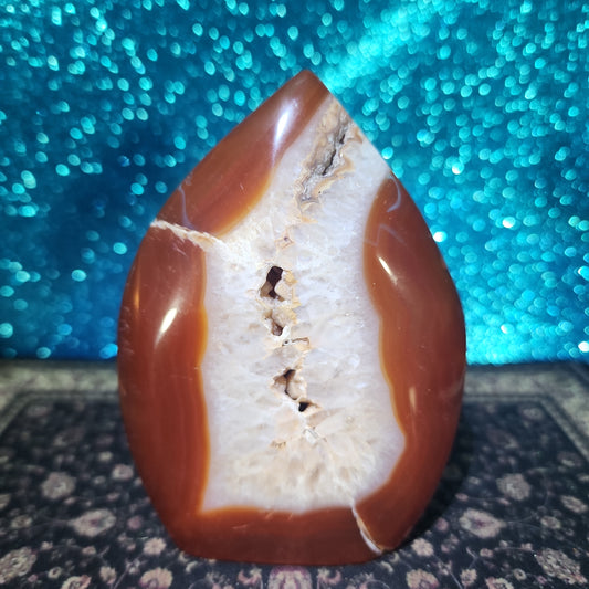 Carnelian Agate Spade Shaped Freeform