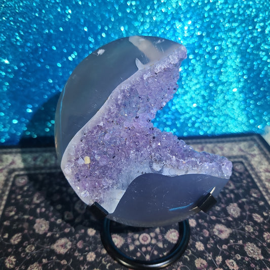 Druzy Amethyst Moon