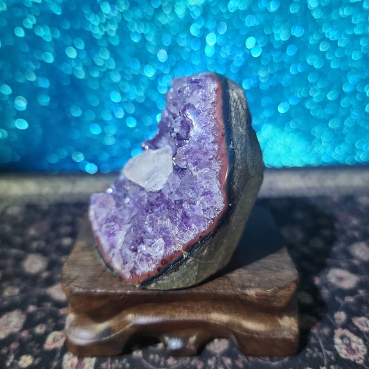 Amethyst Geode w/ Calcite