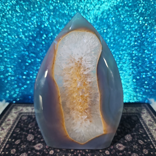 Agate Amethyst Spade