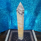 11in 2.1lbs Honey Calcite Tower