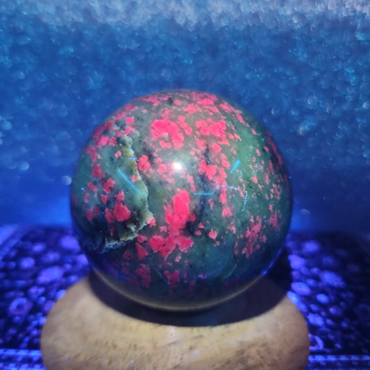 Ruby Zoisite Sphere