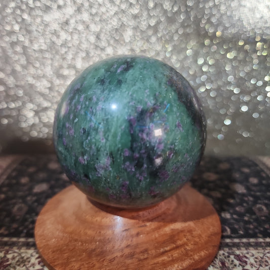 Ruby Zoisite Sphere