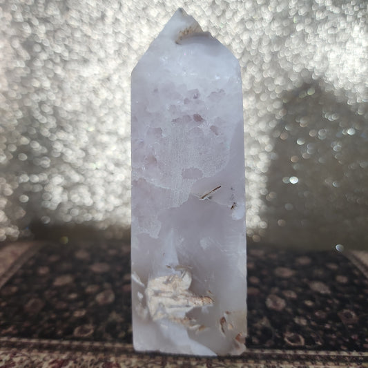 Light Amethyst Agate Tower