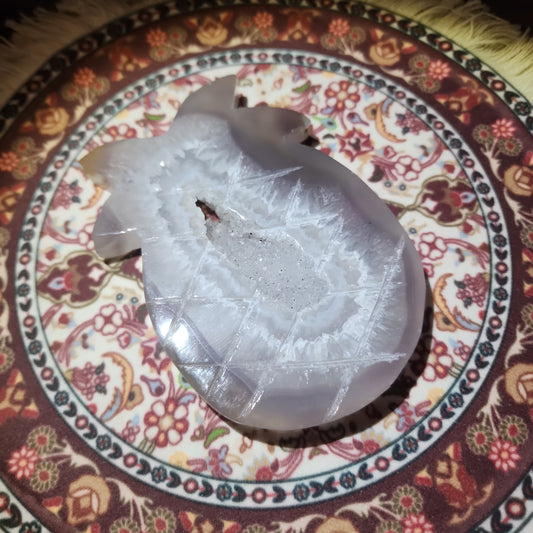 Agate Pineapple Carving