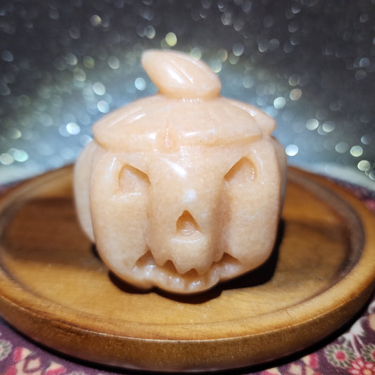 Orange Calcite Jack-o-latern Pumpkin Carving