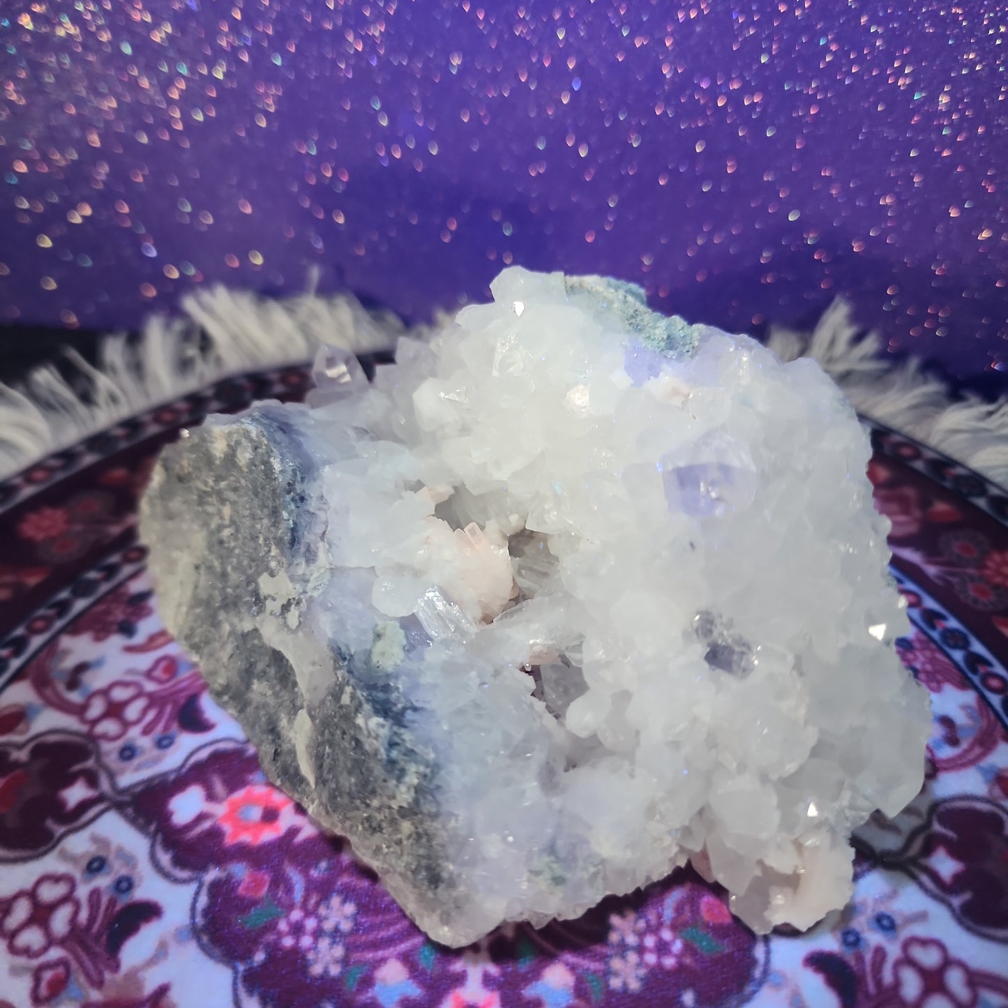 Calcite Quartz Fluorite Cluster