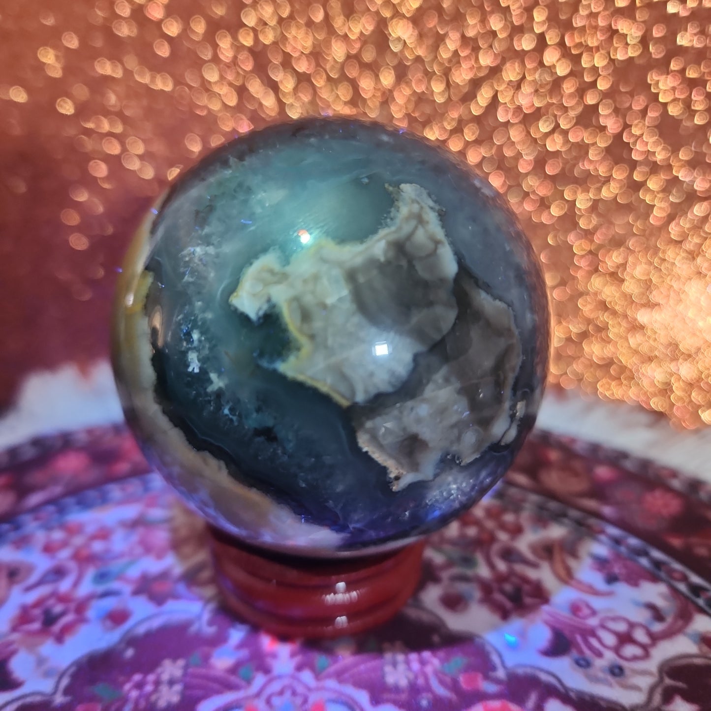 Volcanic Agate Sphere