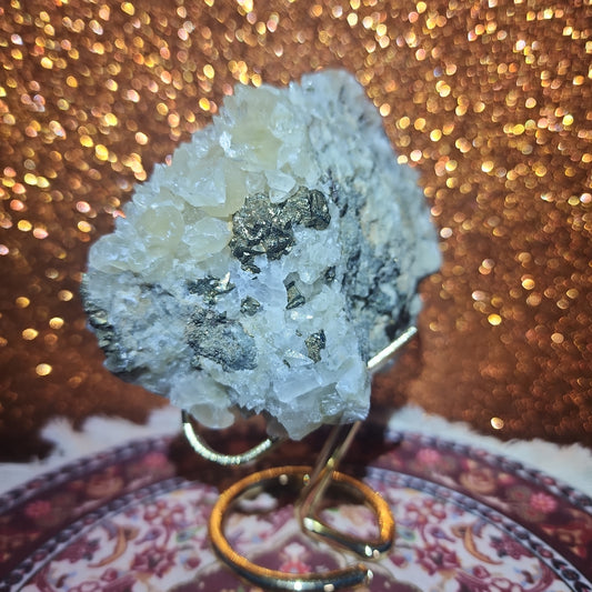 Pyrite Calcite Cluster Geode