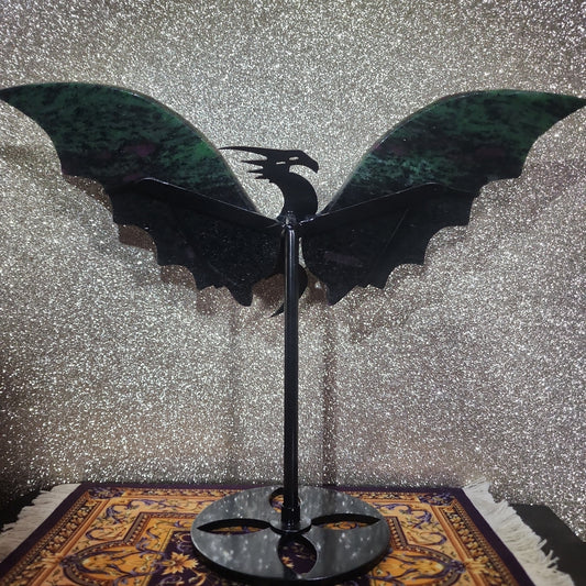 Ruby in Zoisite Dragon Wings