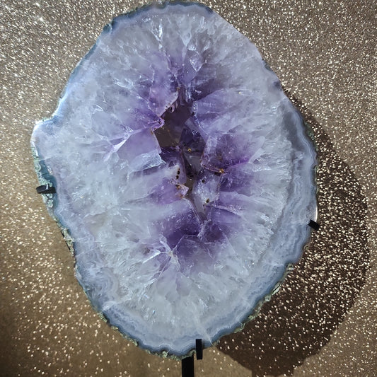 6.9lbs Amethyst Agate Slab