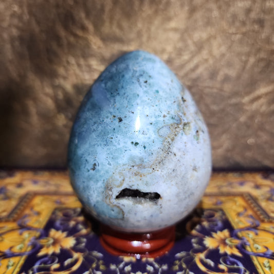 Ocean Jasper Egg w/ Stand