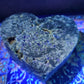 Sphalerite Heart with Fluorite