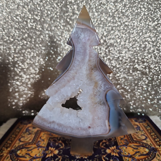 Druzy Agate Christmas Tree