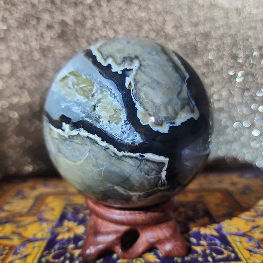 Volcanic Agate Sphere