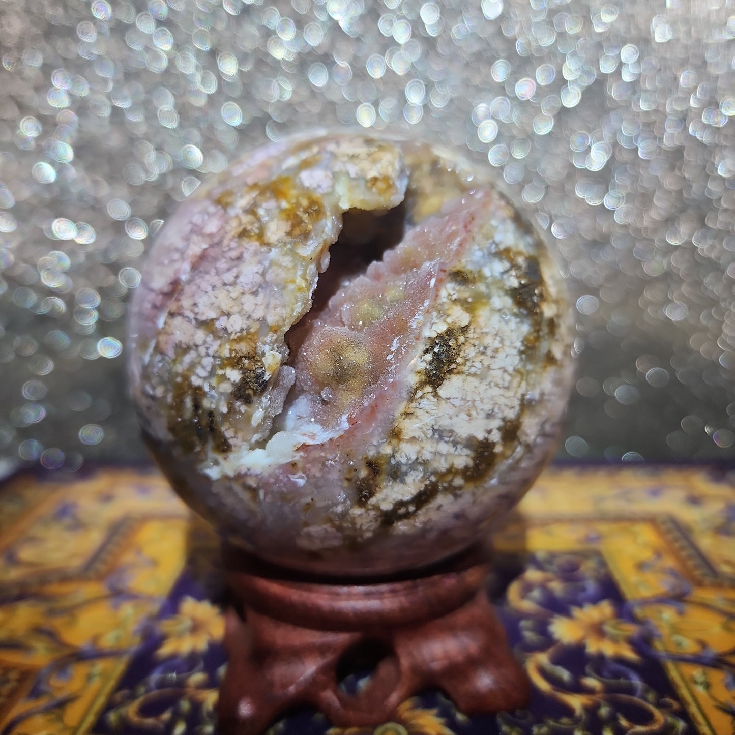 Druzy Agate Sphere